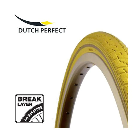 Dutch perfect 28x1.50 (40-622) no-puncture yellow reflex wire