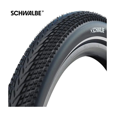 Schwalbe marathon almotion - zložljiva - addix - v-guard - 700x38c - črna + refleks