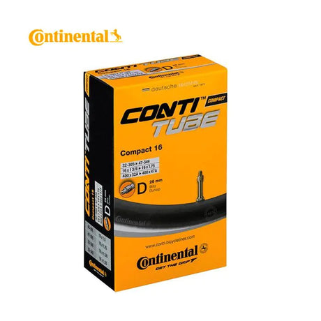Continental Inner Tube dv3 compact 16 inch 32 47-305 349 dv 26 mm