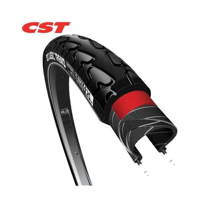 Neumático cst 28x1.75x2 antipinchazos tendencia negro+r 47-622 740440