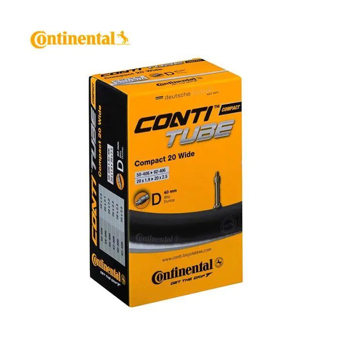 Tubo interno continental DV7 Compacto largo 20 polegadas 50 62-406 DV 40 mm