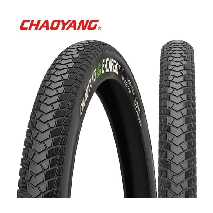 Chaoyang 20x2.15 (55-406) e-cargo black reflex thread double casing with 3 mm extra anti-puncture