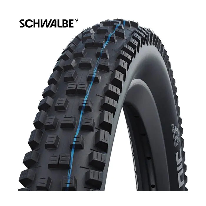 Sulankstoma padanga Schwalbe Nobby Nic Super Trail 27,5 x 2,40 62-584 mm - juoda