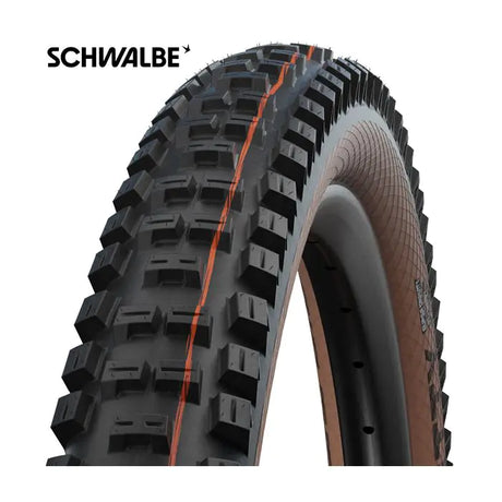 Zložljivi pas Schwalbe Big Betty Super Gravity 29 x 2,40 62-622 mm - črno rjava