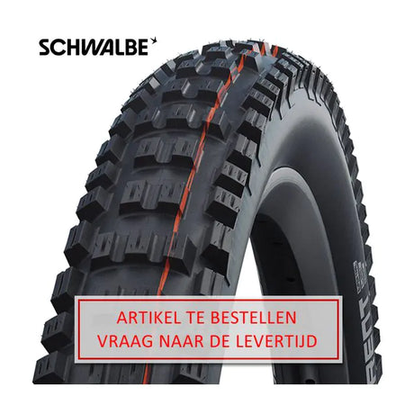 Schwalbe Eddy current front - tle - addix soft - super trail - 29x2.40 - schwaarz