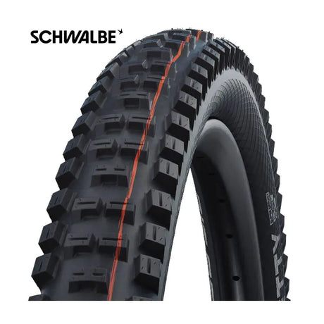 Schwalbe sammenleggbare dekk big betty super trail addix soft 27,5 x 2,80 70-584 mm - svart