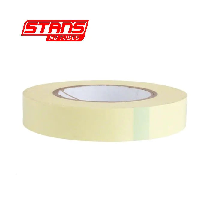 Stans Notubes Felgband giel Band 25 mm breet Workshop Roll 54 Meter (60yd) as0006