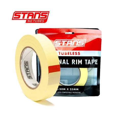Stans NoTubes Rim Tape Yellow Tape 25mm wide workshop roll 50 meters AS0322