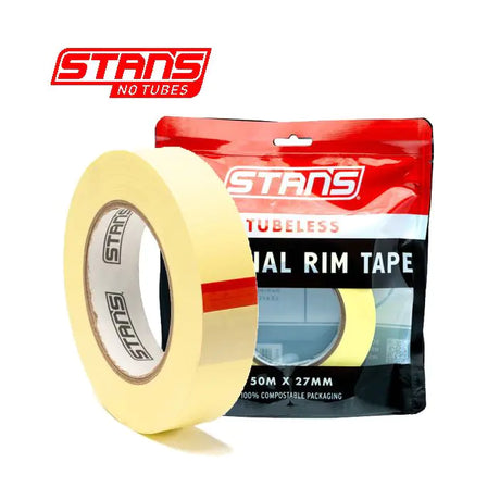 Stans NoTubes Rim Tape Yellow Tape 27mm Wide Workshop Roll 50 Meters AS0323