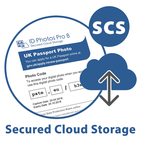 Servicio de almacenamiento Secure Cloud de Pixel-Tech Idphotos 1 año