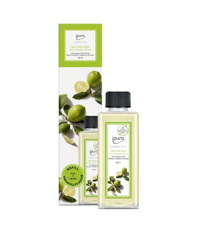 Ipuro geurdiffuser navulling lime light 200ml