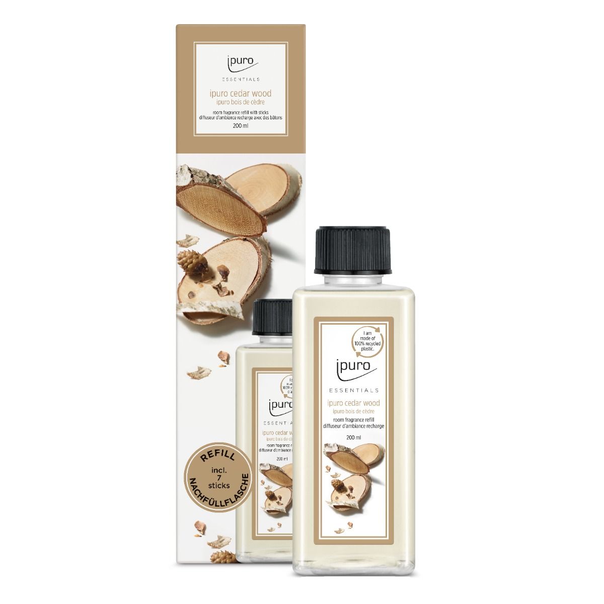 Ipuro Parfumdiffusor Refill Zederholz 200ml