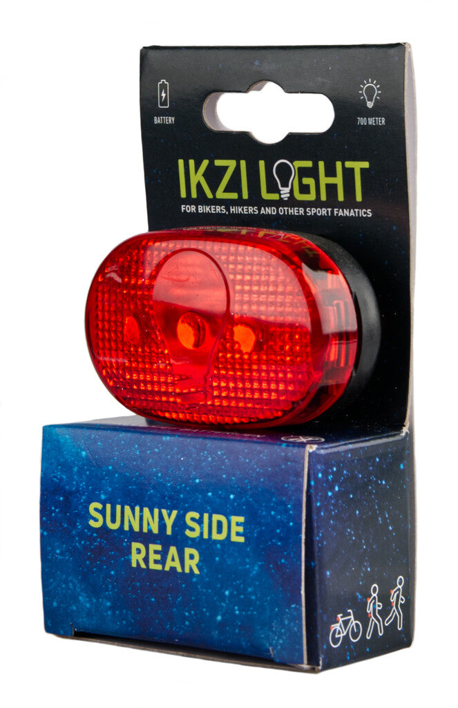 Ikzilight Light arrière 3-LED Rouge, y compris les batteries sur carte