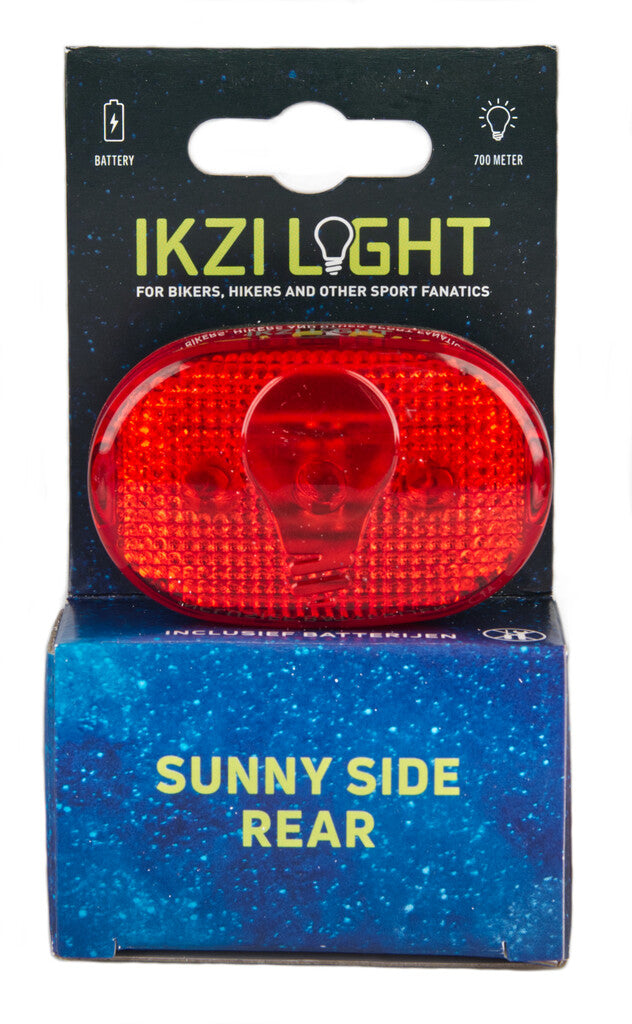 Ikzilight Light arrière 3-LED Rouge, y compris les batteries sur carte