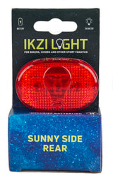 Ikzilight Luz trasera roja 3 led que incluye baterías en la tarjeta