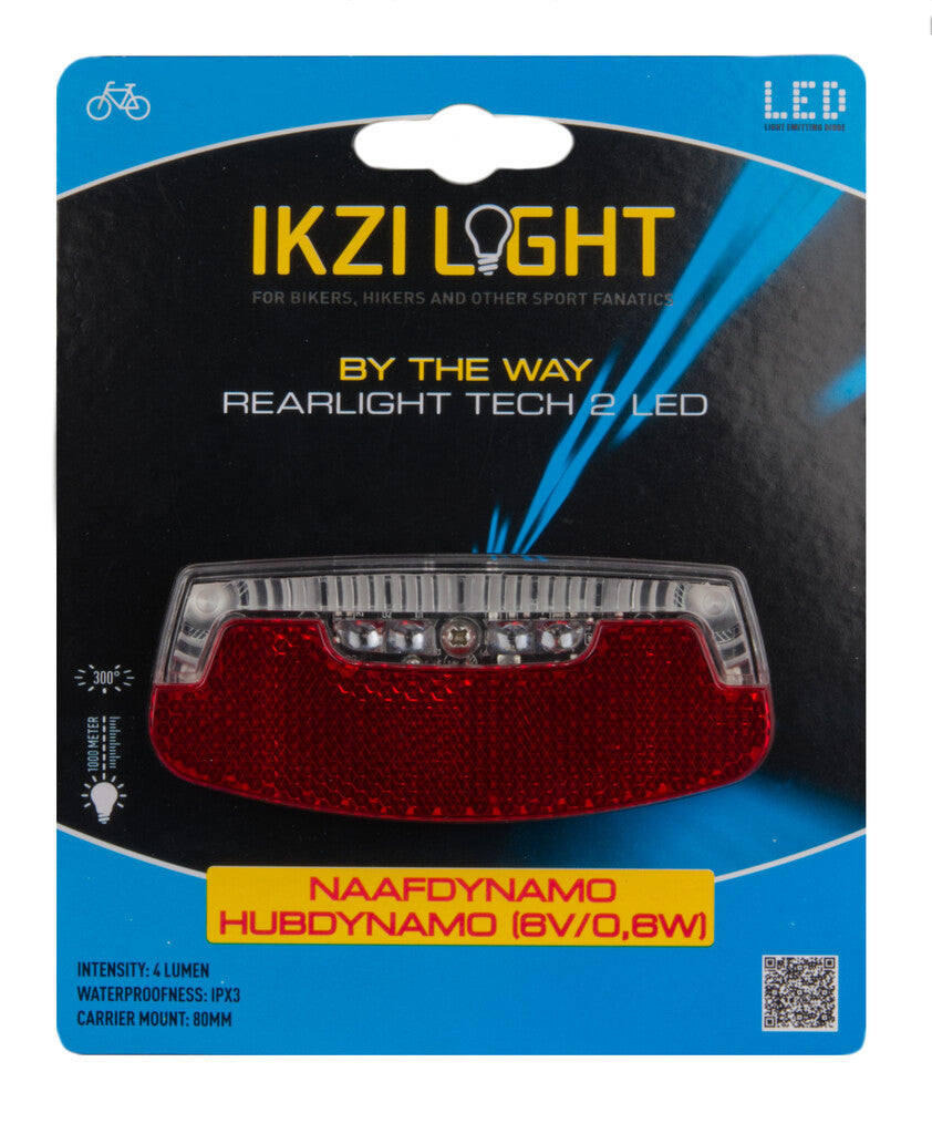 Ikzi tauillight 2-Leds duerch de Wee Hub Dynoo Kaart