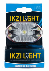 Ikzi lys frontlys oval 5 LED battery styring bøy