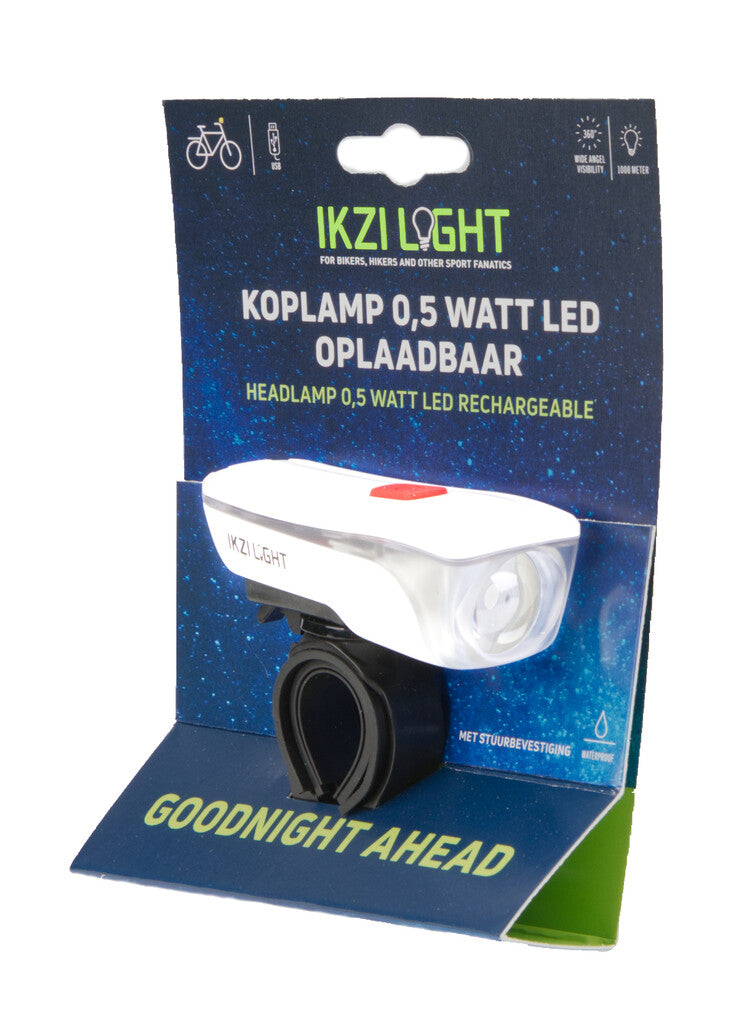 Ikzi Koplamp goodnight led usb