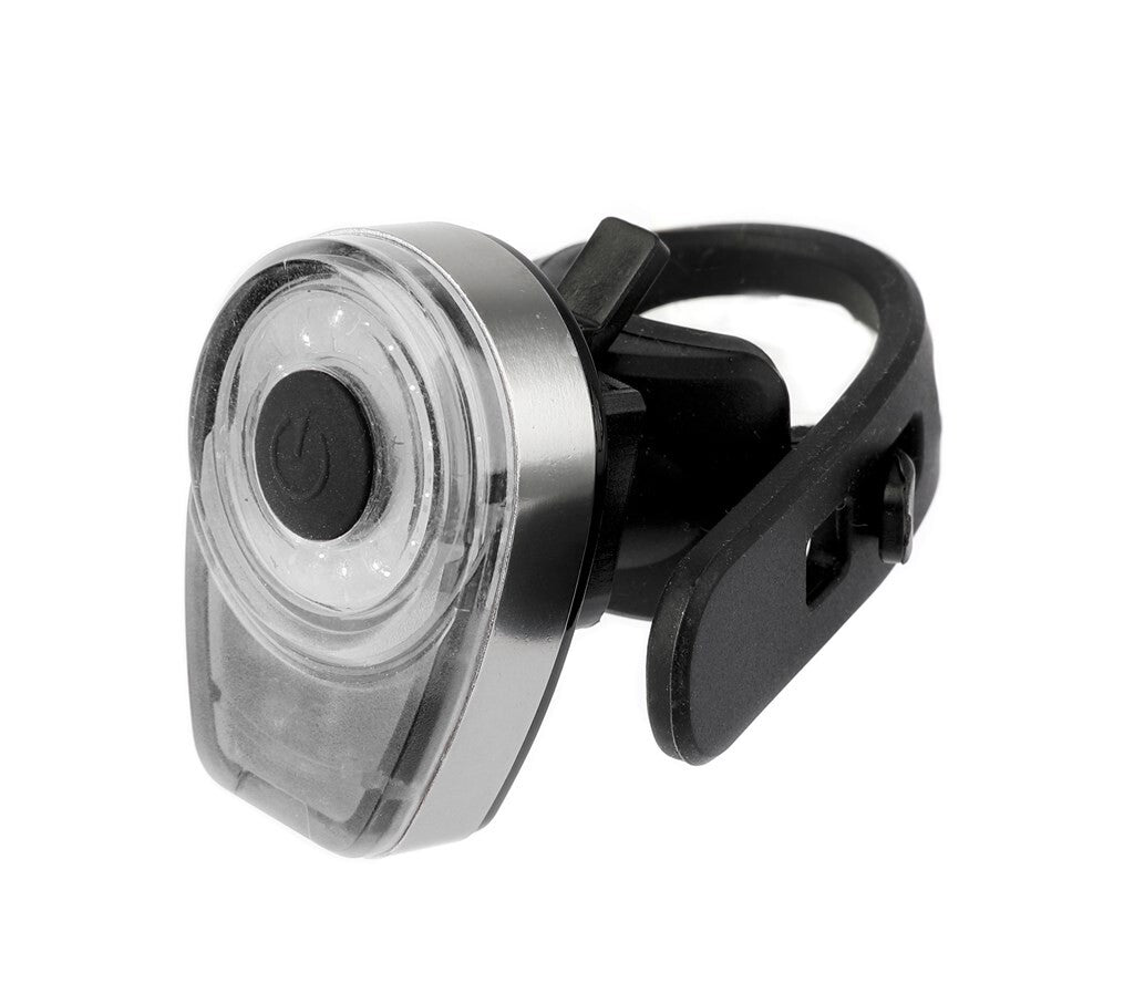 Ikzi-Liicht Headlight Ronn16 mat Wäiss COB LED RING USB