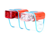 IkziLight LED rood verlichting set Mini siliconen (hangverpakking)