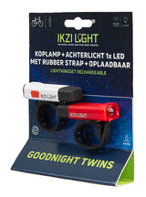 Ikzi IKZI-Light LED set voor+achter Goodnight Twin oplaadbaar