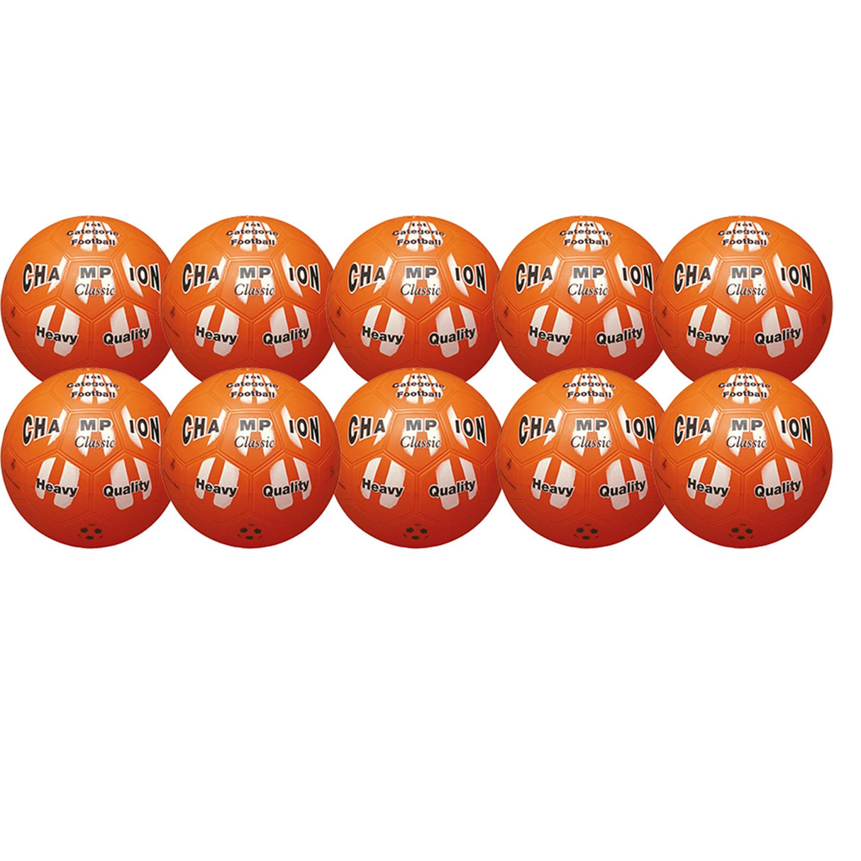 Mondo ball champion classic 23cm orange bag with 10 pcs web