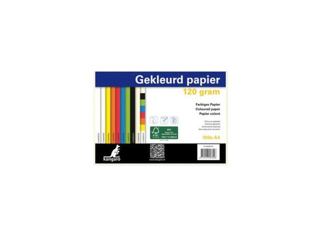 Papel cópia canguru a4 120gr 100 folhas branco