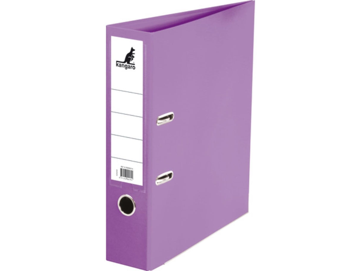 Kangaro binder a4 2-ring 75mm violet
