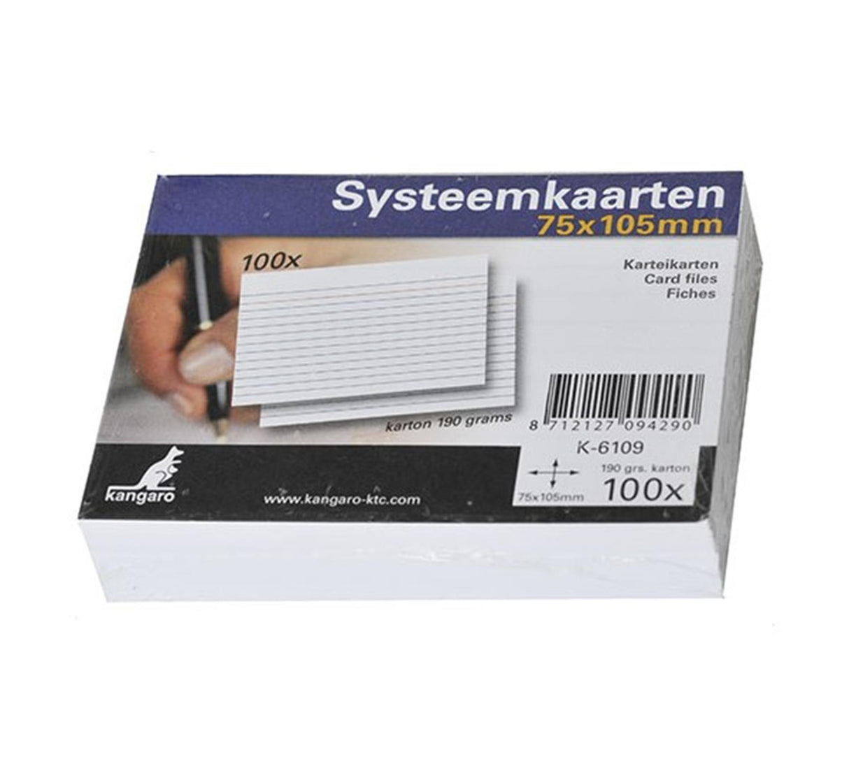 Kangaro system card 75x105mm 100x