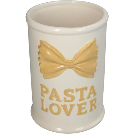 Kersten vaas pasta lovers dolomite ivory 13x13x18.5cm