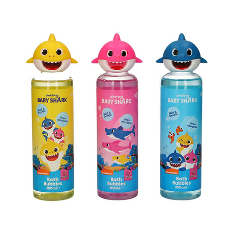 Baby shark kopalni mehurčki rumeni 300 ml