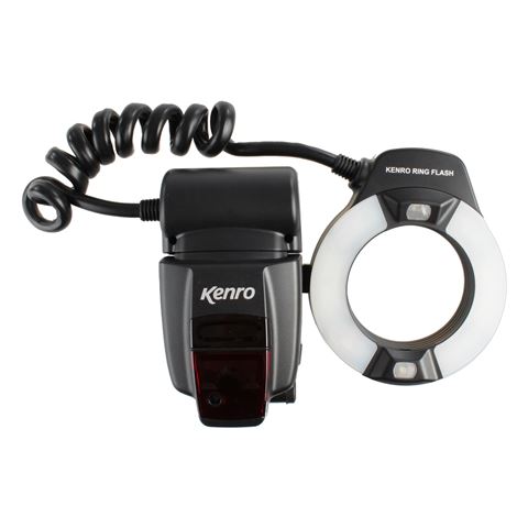 Kenro TTL Macro Ringflitser KFL201C voor Canon