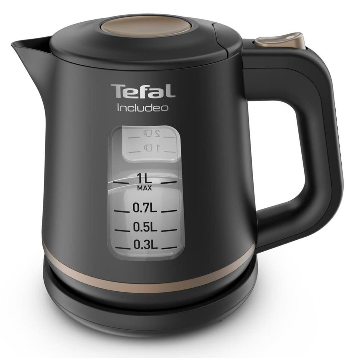 Tefal includeo vattenkokare 1l svart