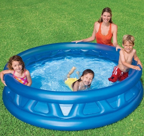 Piscine gonflable 58431NP côté doux 188 x 46 cm bleu