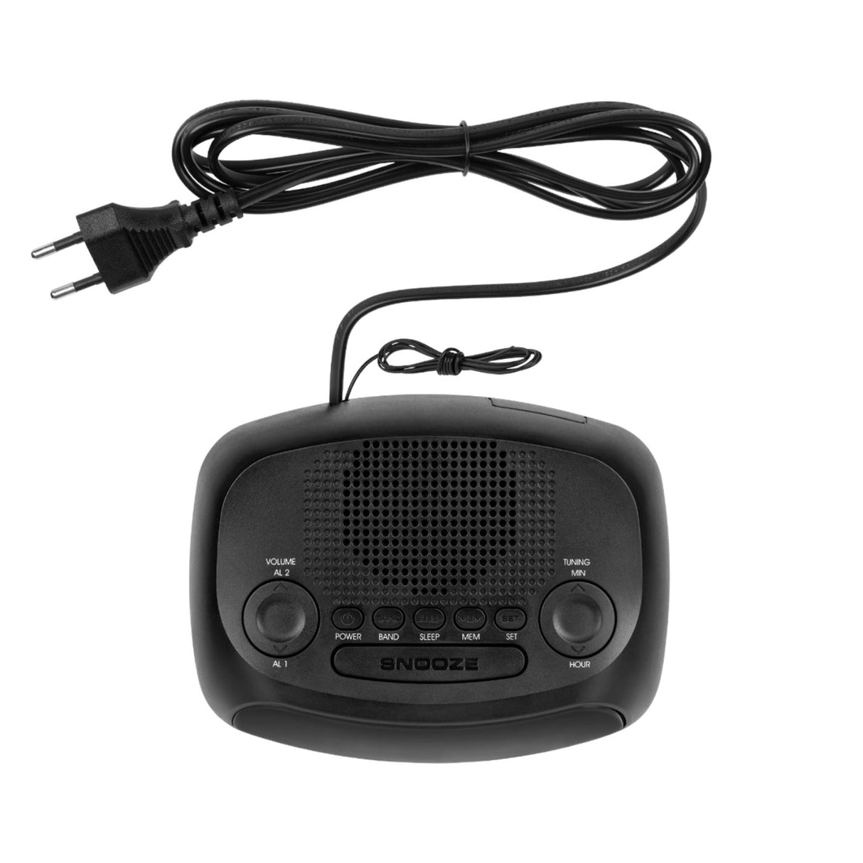 Kruger matz krã¼ger matz fm am clock radio, black