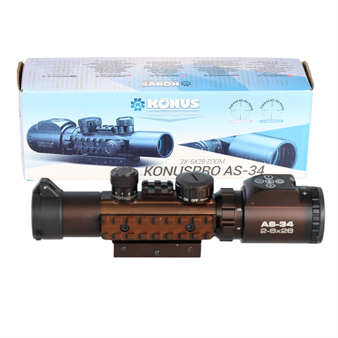 Konus Rifle Scope Konuspro AS-34 2-6x28 Demo