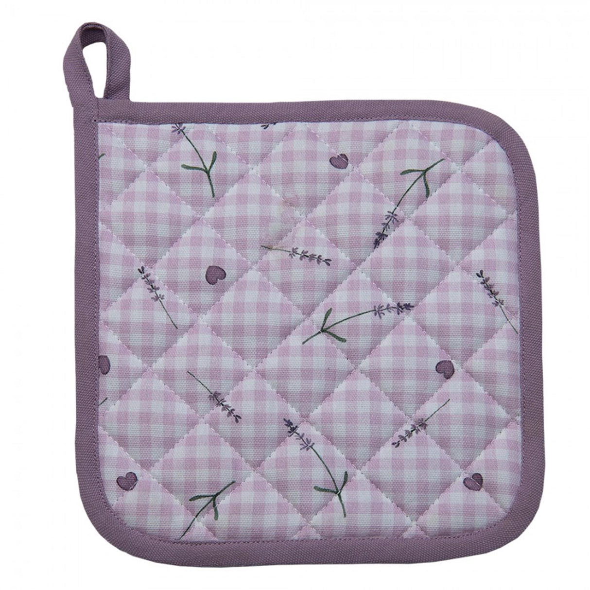 Clayre eef potholder lavender 20x20cm