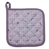 Clayre eef potholder lavender 20x20cm