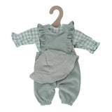 Boneca holandesa com roupa verde
