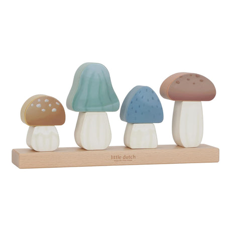Little Dutch stacker mushrooms