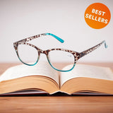 Spectrum reading glasses panther green butterfly assorted