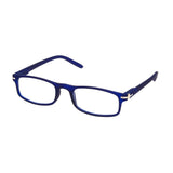 Spectrum reading glasses matt blue rectangular 3.00