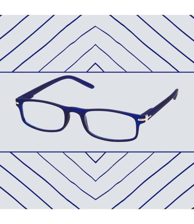 Spectrum reading glasses matt blue assorted rectangular assorted