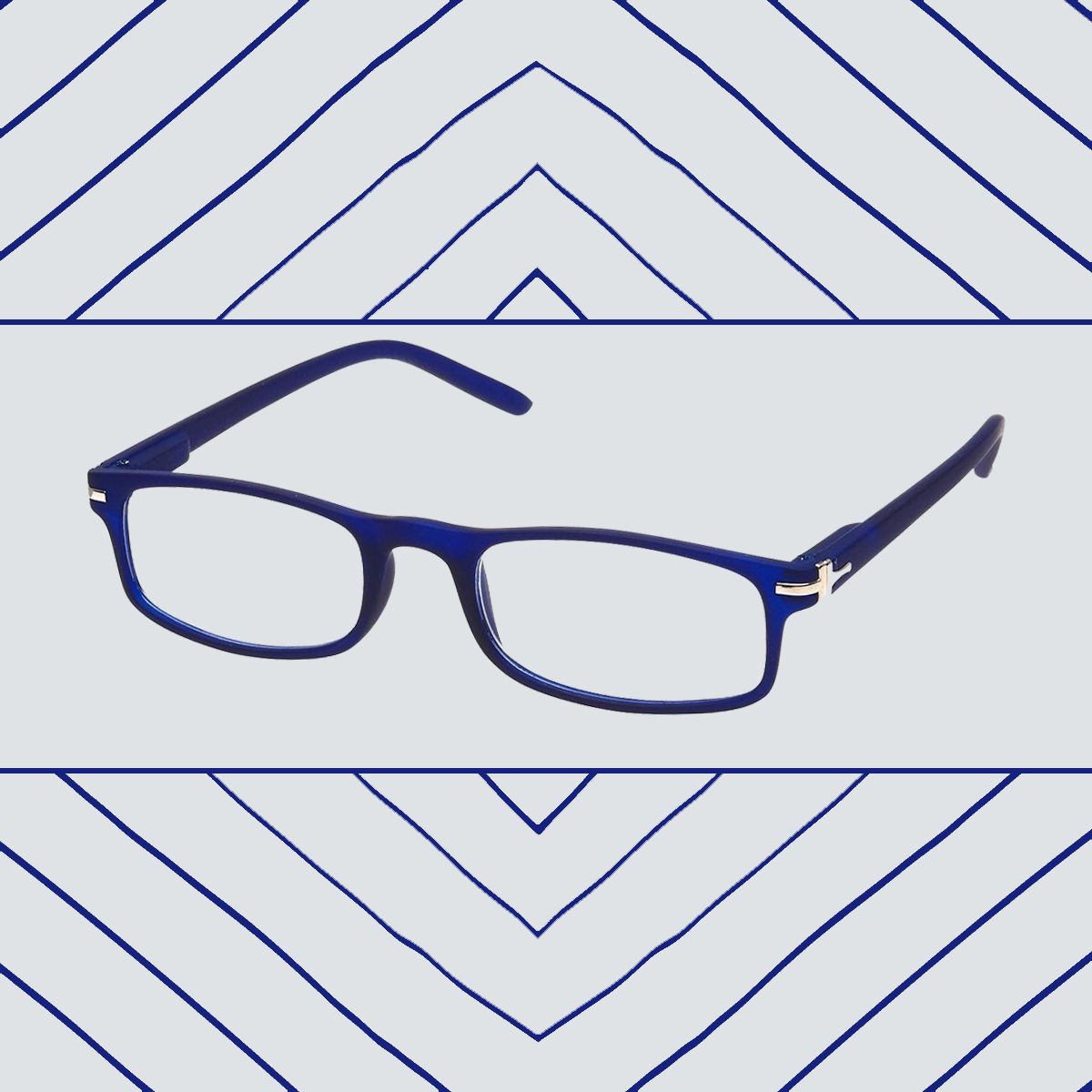 Spectrum reading glasses matt blue rectangular 1.00