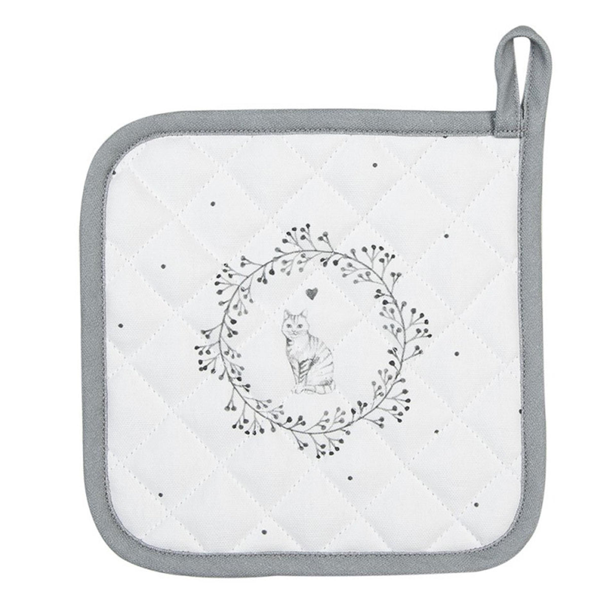 Clayre eef potholder cat 20x20cm