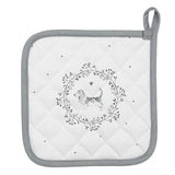 Clayre eef pot holder dog 20x20cm