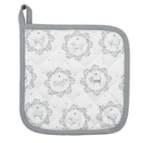 Clayre eef pot holder dog 20x20cm