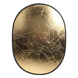 Linkstar Reflection screen 2 in 1 R-6090GS gold silver 60x90 cm