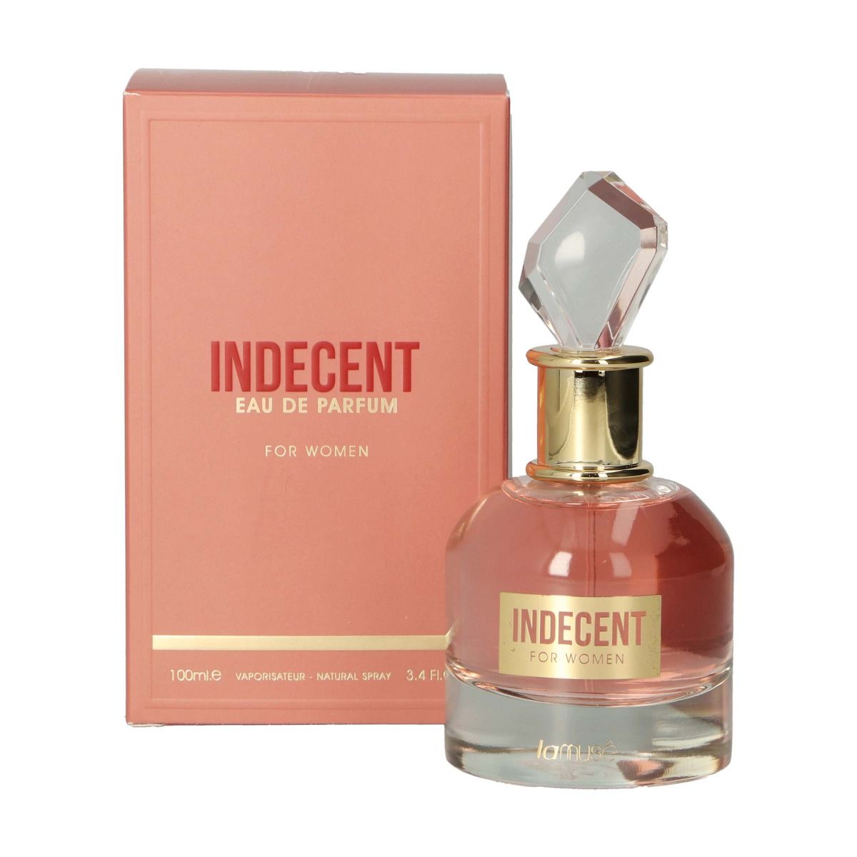 Lamusê by Lattafa Eau de Parfum Spray for Women Indecent 100ml