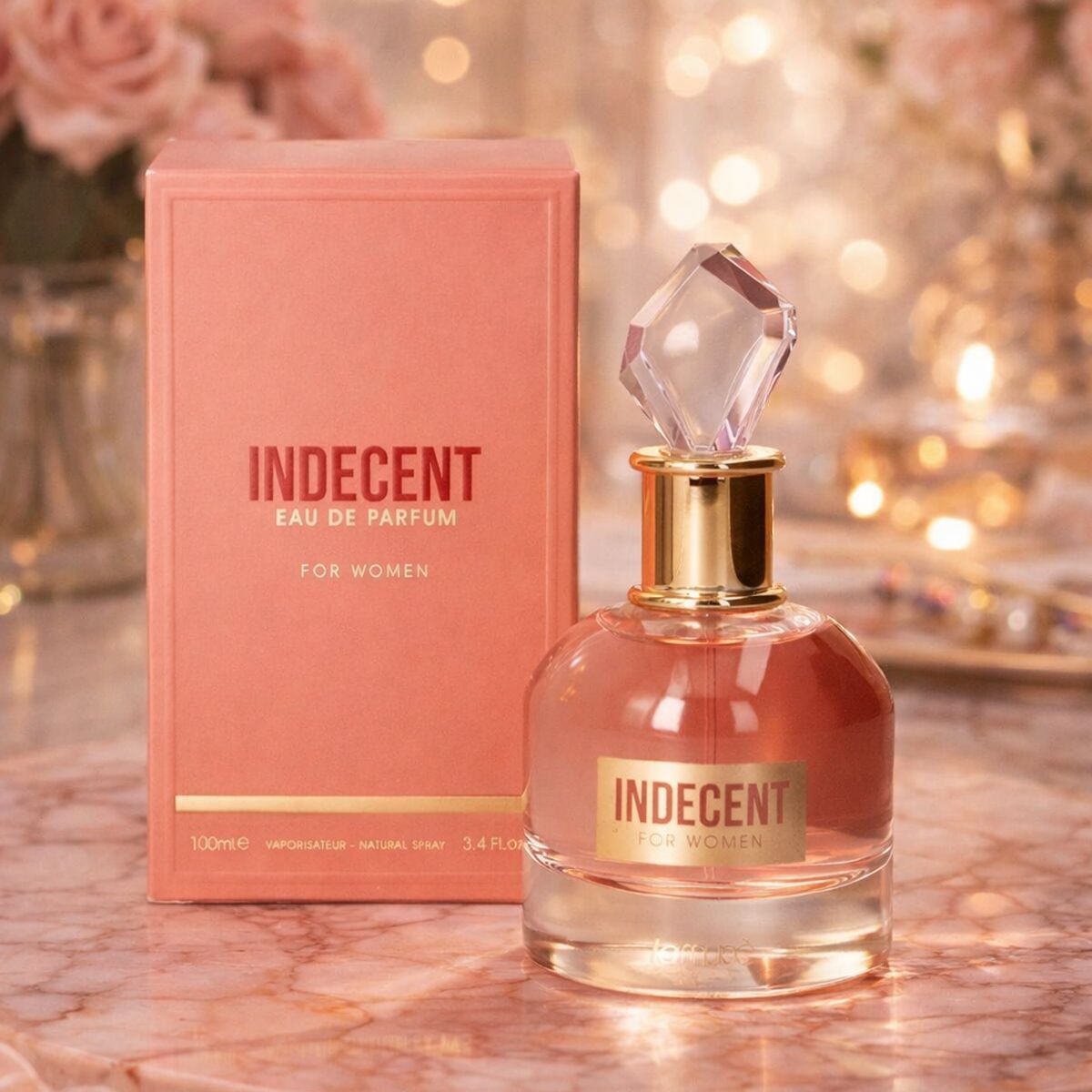 Lamusê by Lattafa Eau de Parfum Spray for Women Indecent 100ml